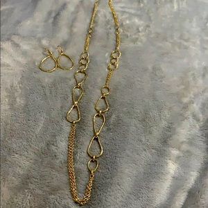 RETIRED Chloe + Isabel long necklace and earrings